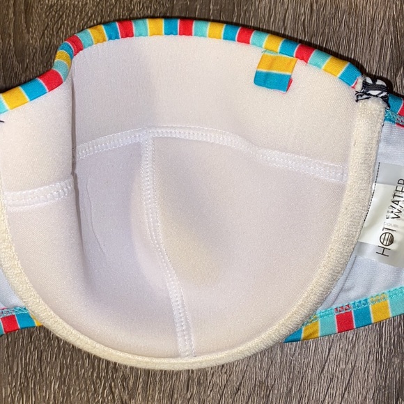 Tribal Geometric Halter Balconette Bikini Top - Picture 6 of 7